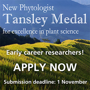 Apply for the New Phytologist Tansley Medal